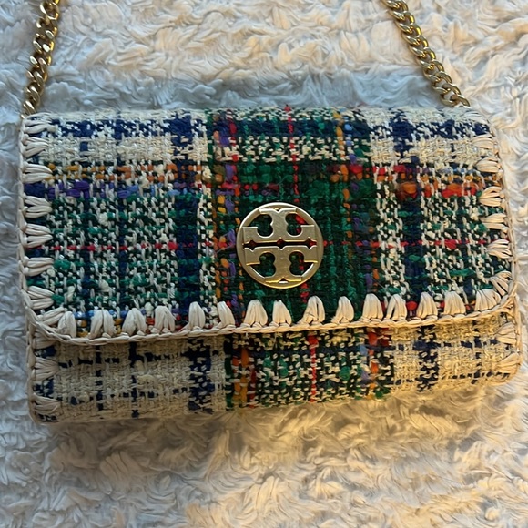 Tweed Tory Burch purse - Picture 3 of 7
